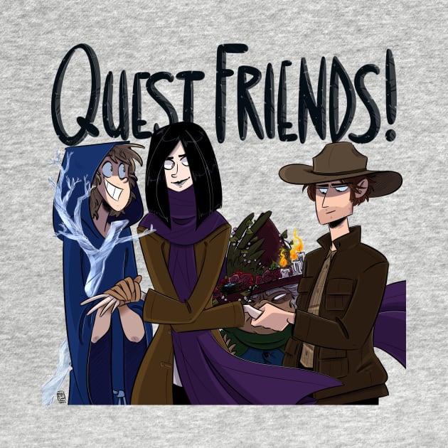 Quest Friends! Logo (Flashback Future) by Quest Friends!